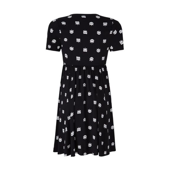 Torrid Disney Plus Size 4X Shirt Dress Midi The Aristocats Black Challis 269 - Picture 9 of 16